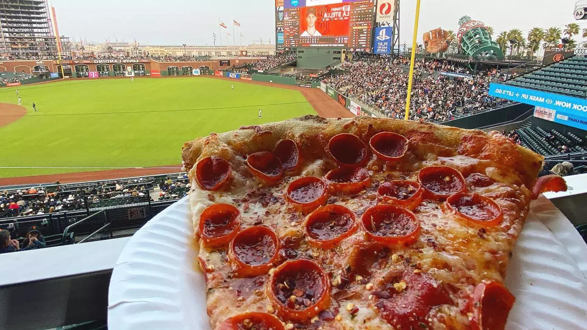 Pizza all'Oracle Park